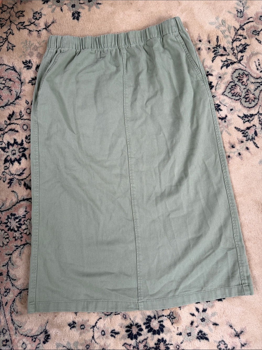 Joe Fresh Sage Green Pencil Skirt